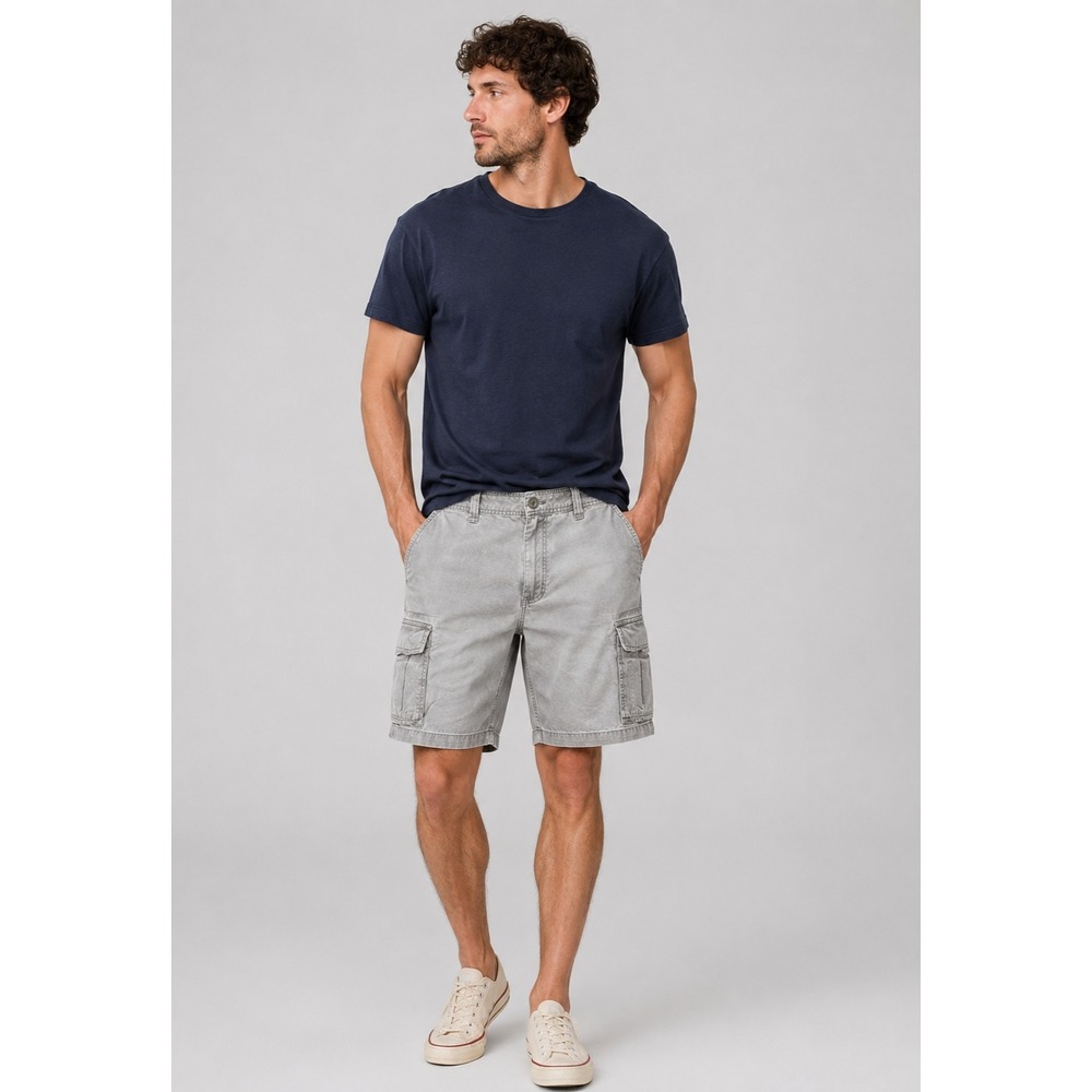 Old Navy Cargo Shorts Mens 34 Tan Cotton Pockets Gorpcore